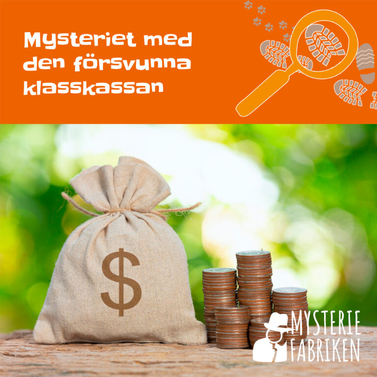 Mysteriet med den försvunna klasskassan - en deckargåta för barn, 6-12 år - Mysteriefabriken