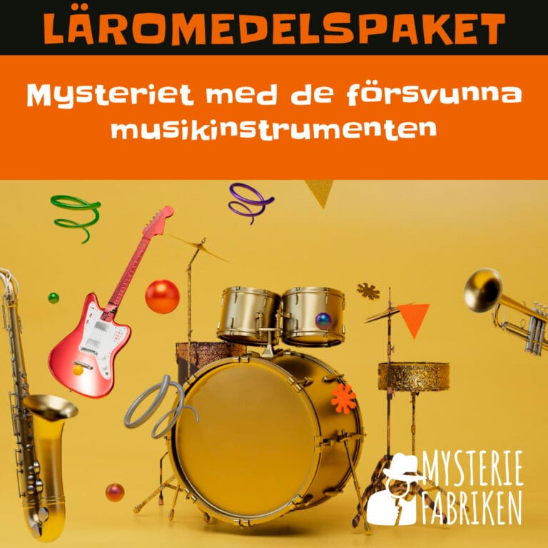 Läromedelspaket - Mysteriet med de försvunna musikinstrumenten - Mysteriefabriken