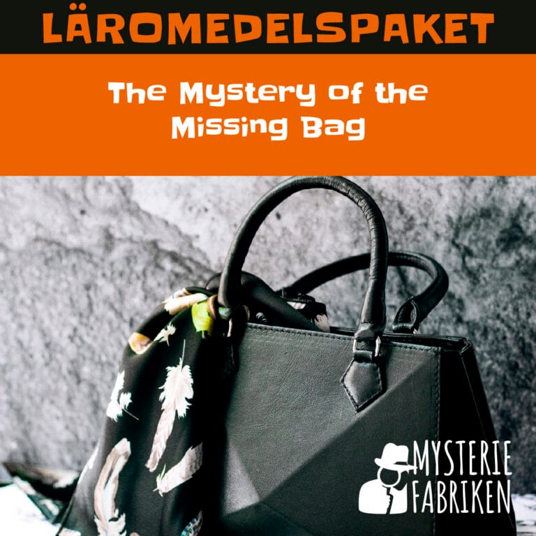 Läromedelspaket - The Mystery of the Missing Bag - Mysteriefabriken