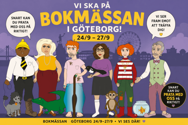 Kom och prata med Mysteriedalens bovar på Bokmässan i Göteborg - Mysteriefabriken