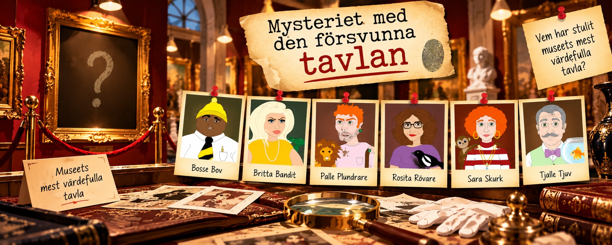 Förhörscentralen - Den försvunna tavlan - Mysteriefabriken